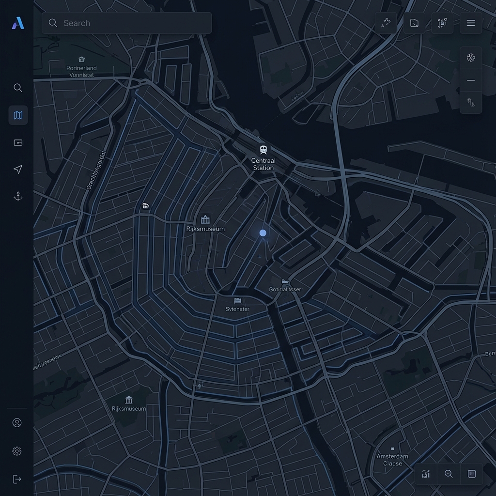 Amsterdam Interactive Map for Tourist Friendly Spots