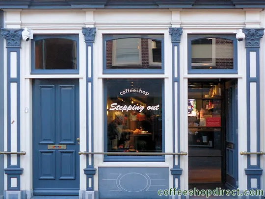 Stepping Out Coffeeshop Amsterdam