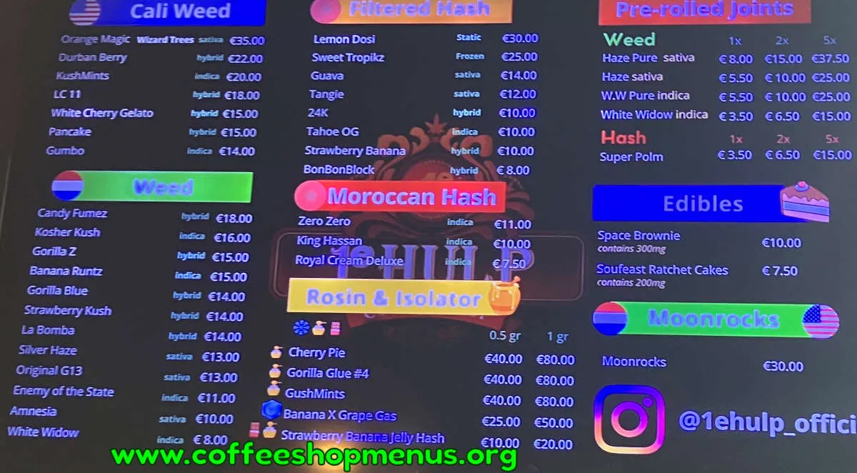 1e Hulp Menu (Latest)
