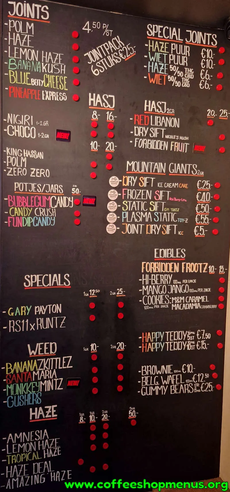 Aarden Plan B Menu (Latest)