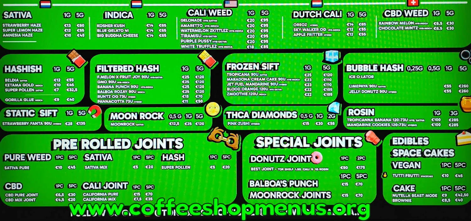 Balboa Family Menu (Latest)