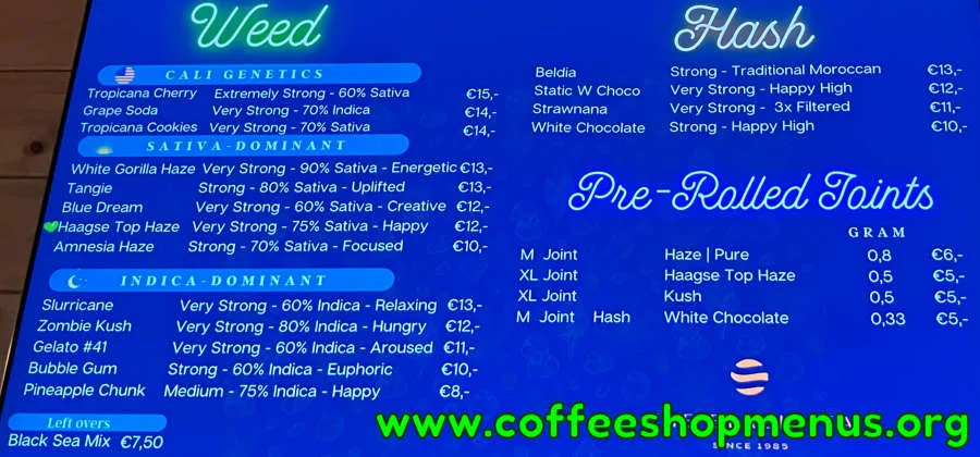 Black Sea Menu (Previous)