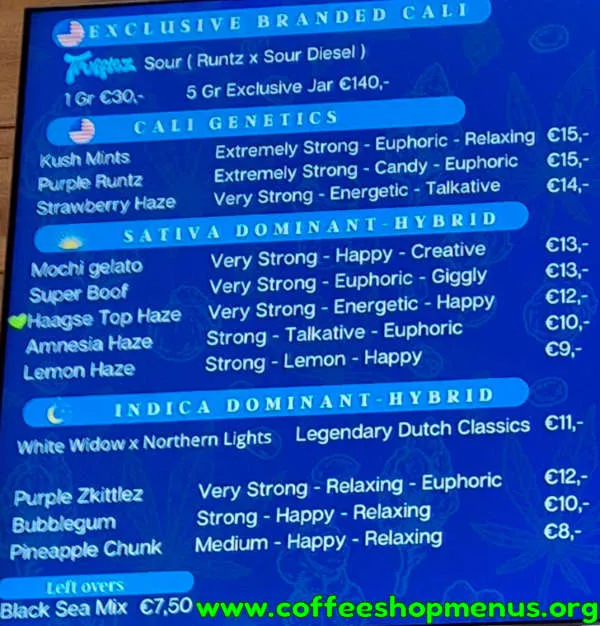 Black Sea Menu (Latest)