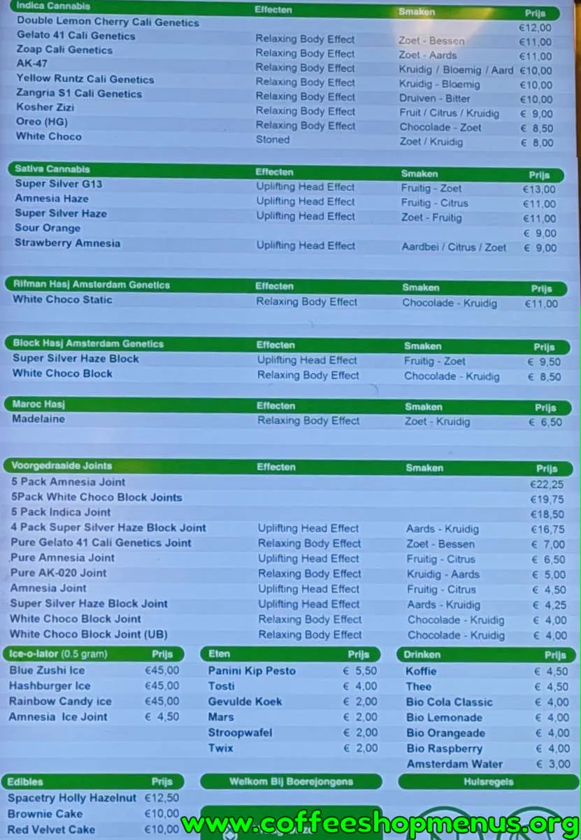 Boerejongens Centrum Menu (Previous)