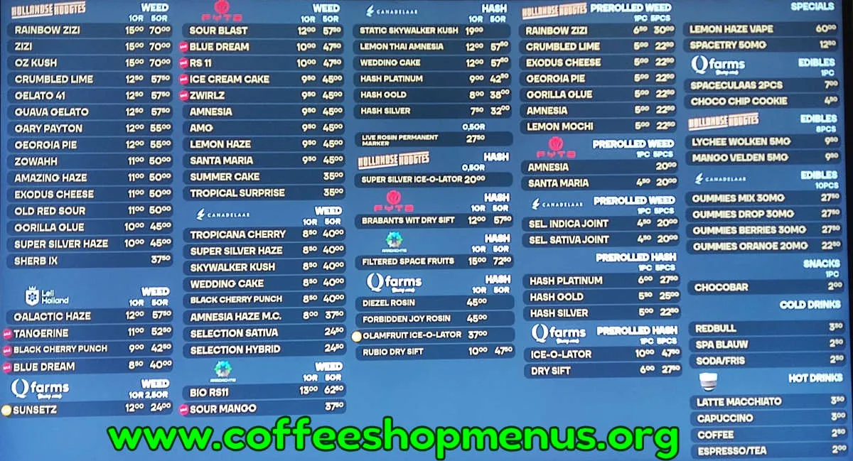 Buggy Menu (Latest)