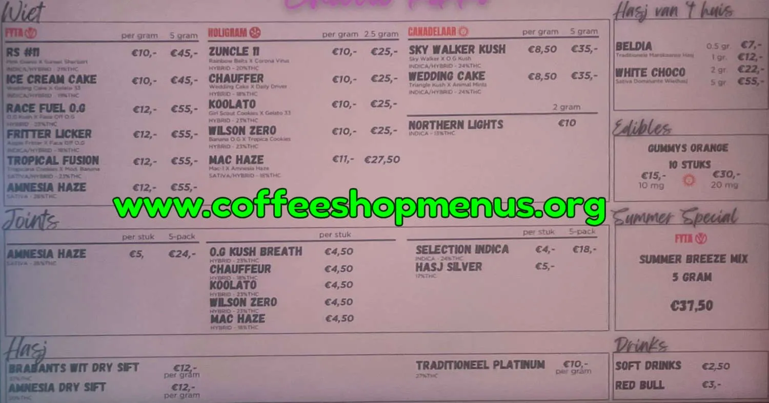 Chillie Kiki Menu (Latest)