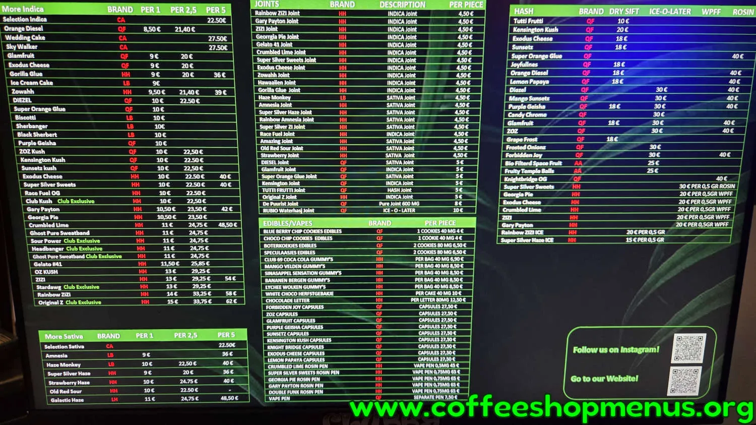Club 69 Menu (Latest)