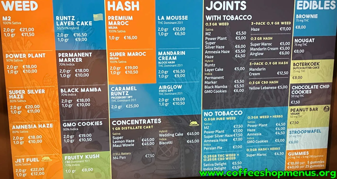 Culture Boat Menu (Latest)