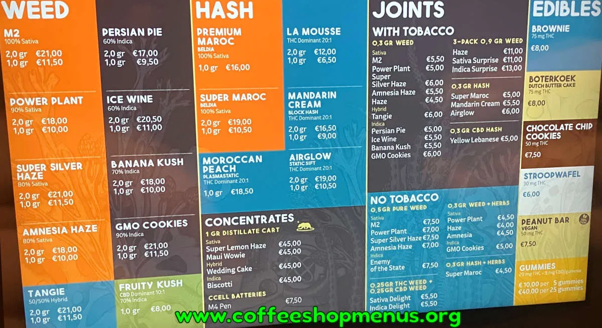 Culture Boat Menu (Previous)