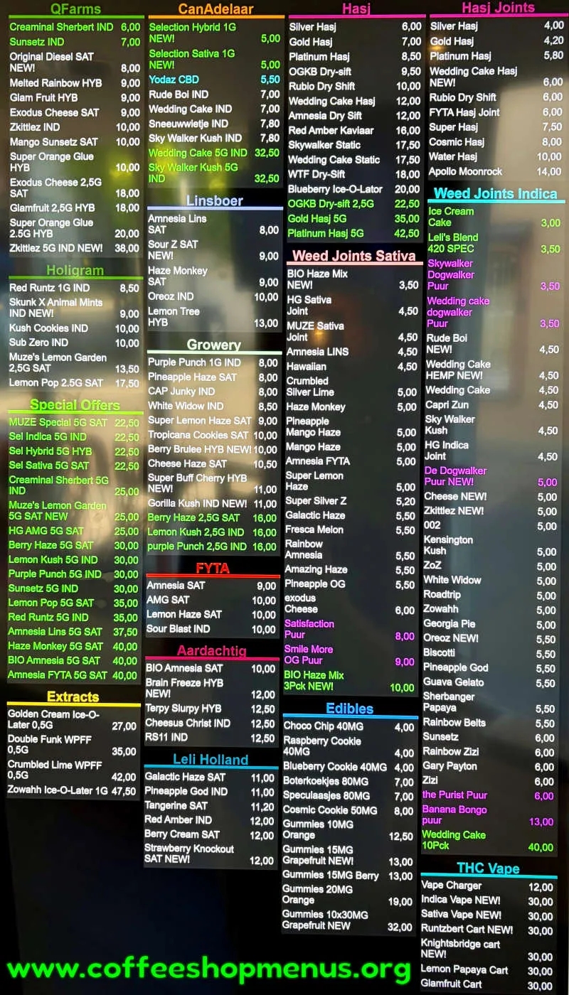 de Muze Menu (Previous)
