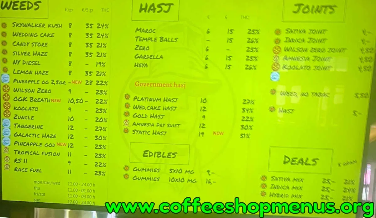 Dees Cafe Menu (Latest)