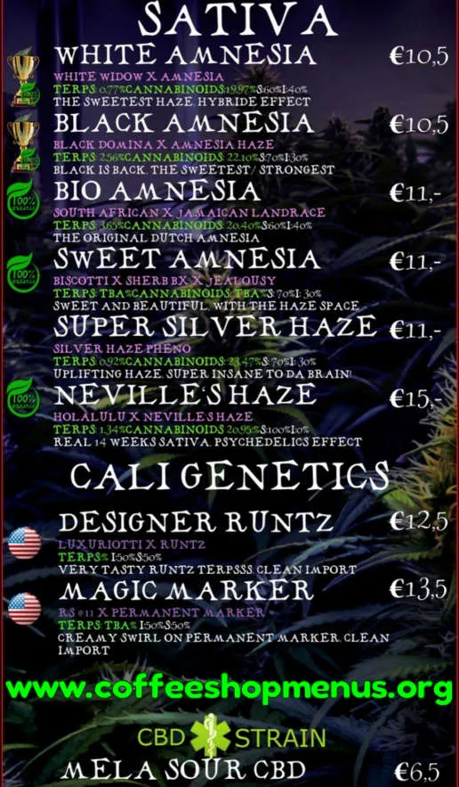 Dizzy Duck Menu (Latest)