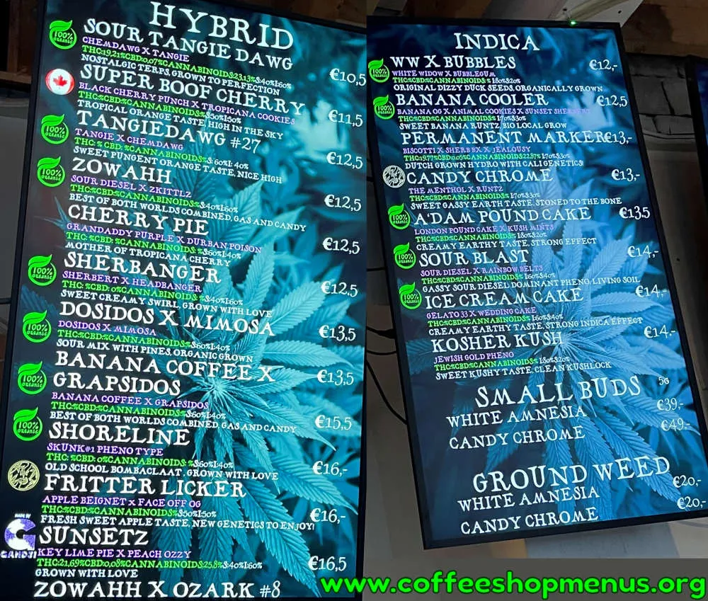 Dizzy Duck Downtown Menu (Latest)