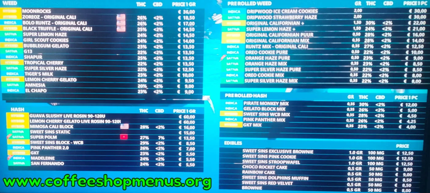 Dolphins Menu (Previous)