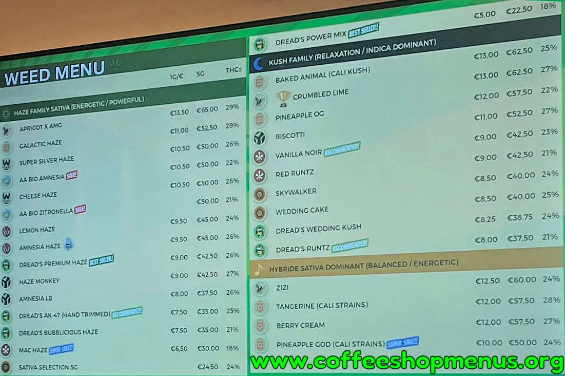 Dreadlock Menu (Latest)
