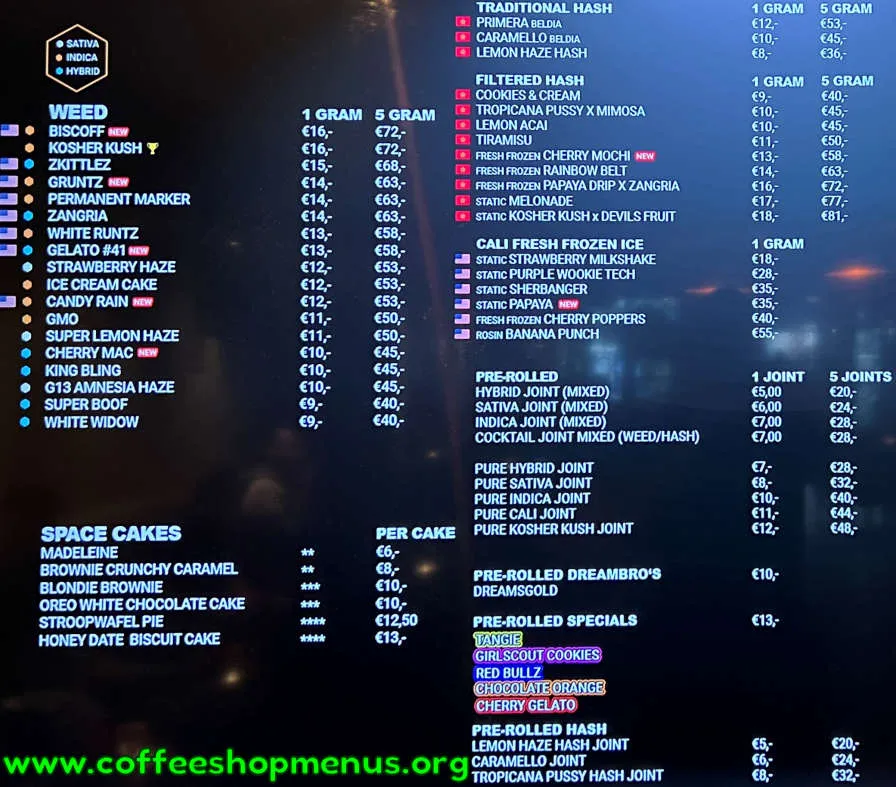 Easy Times Menu (Latest)