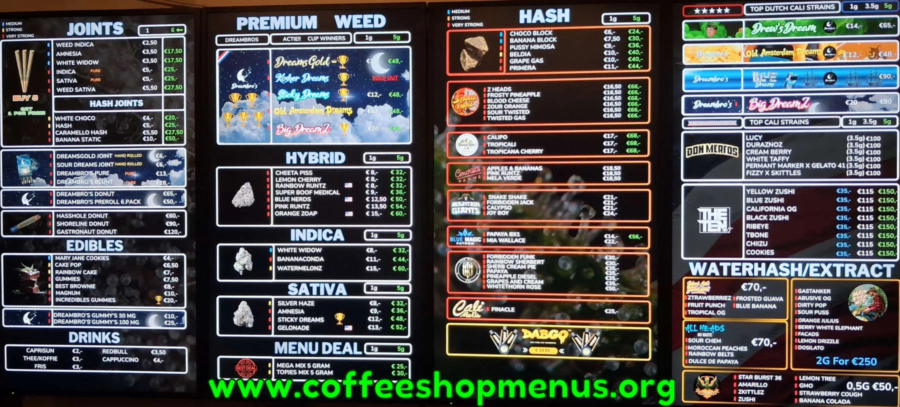 Empire Menu (Previous)