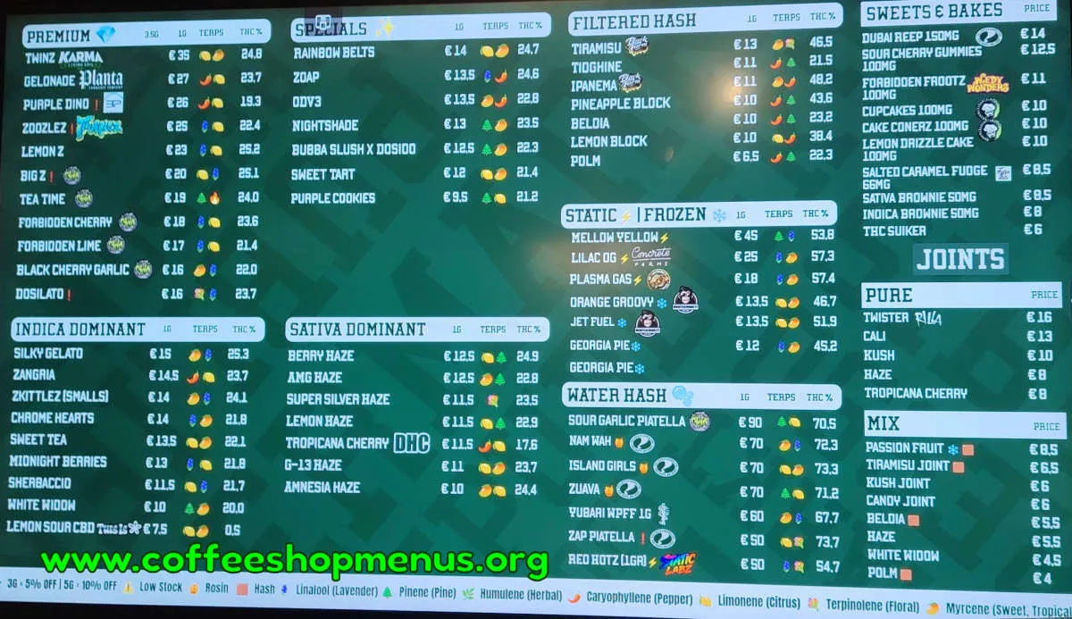 Espresso Menu (Latest)
