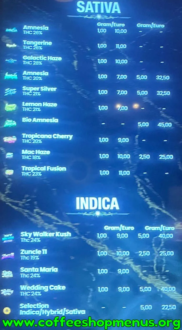 Fly'n'Hy Menu (Latest)