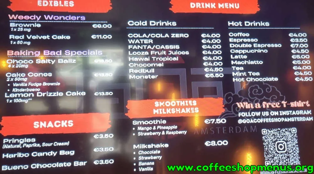 Goa Menu (Latest)