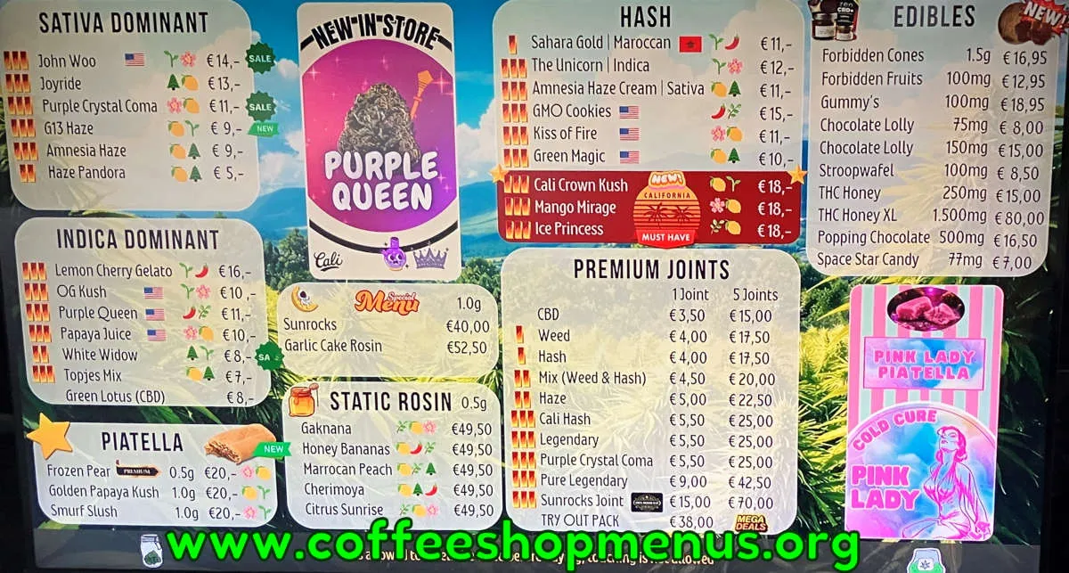 Green Valley Menu (Latest)