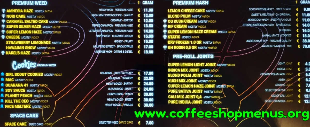 Greenhouse Centrum Menu (Latest)