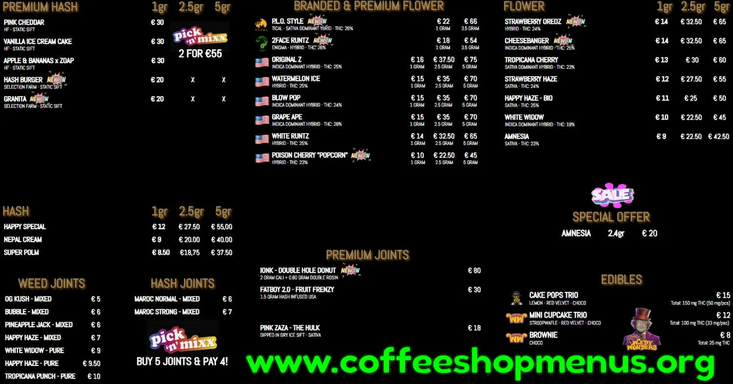 Happy Feelings Menu (Latest)