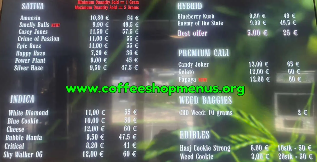 Happy Smile Menu (Latest)