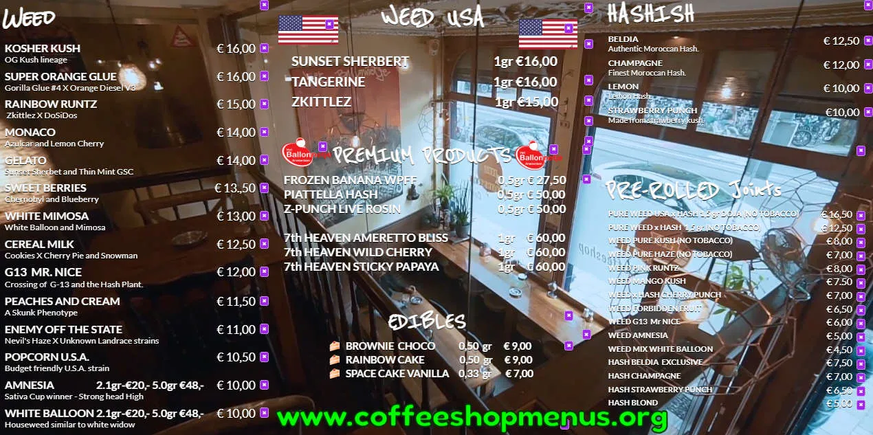 Het Ballonnetje Menu (Latest)