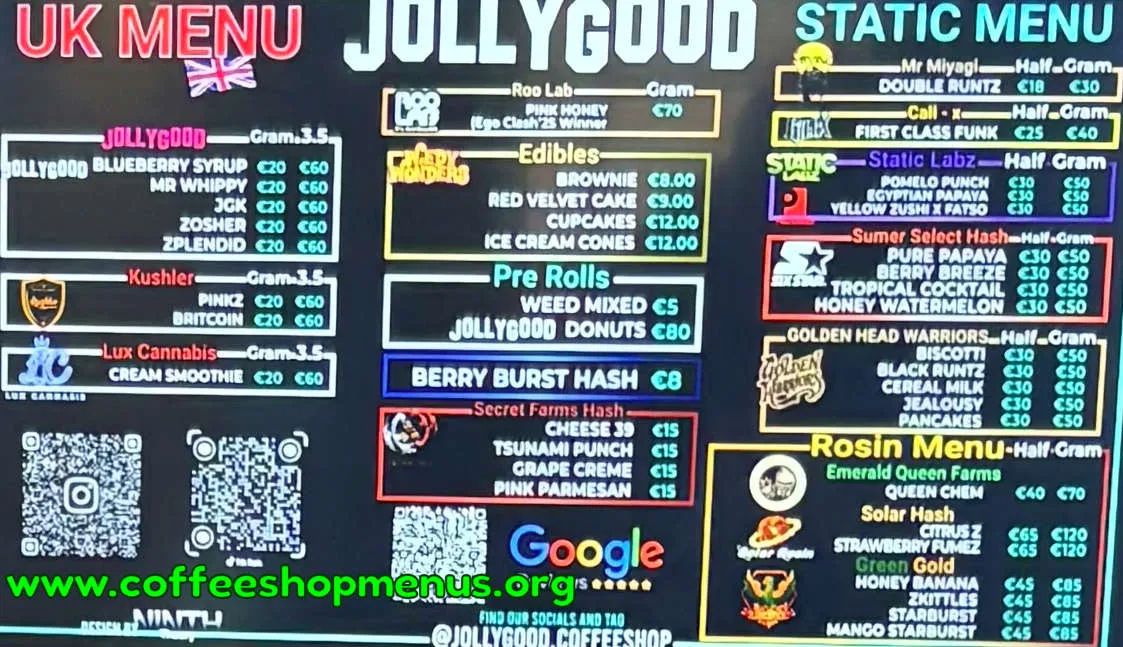 JollyGood Menu (Latest)