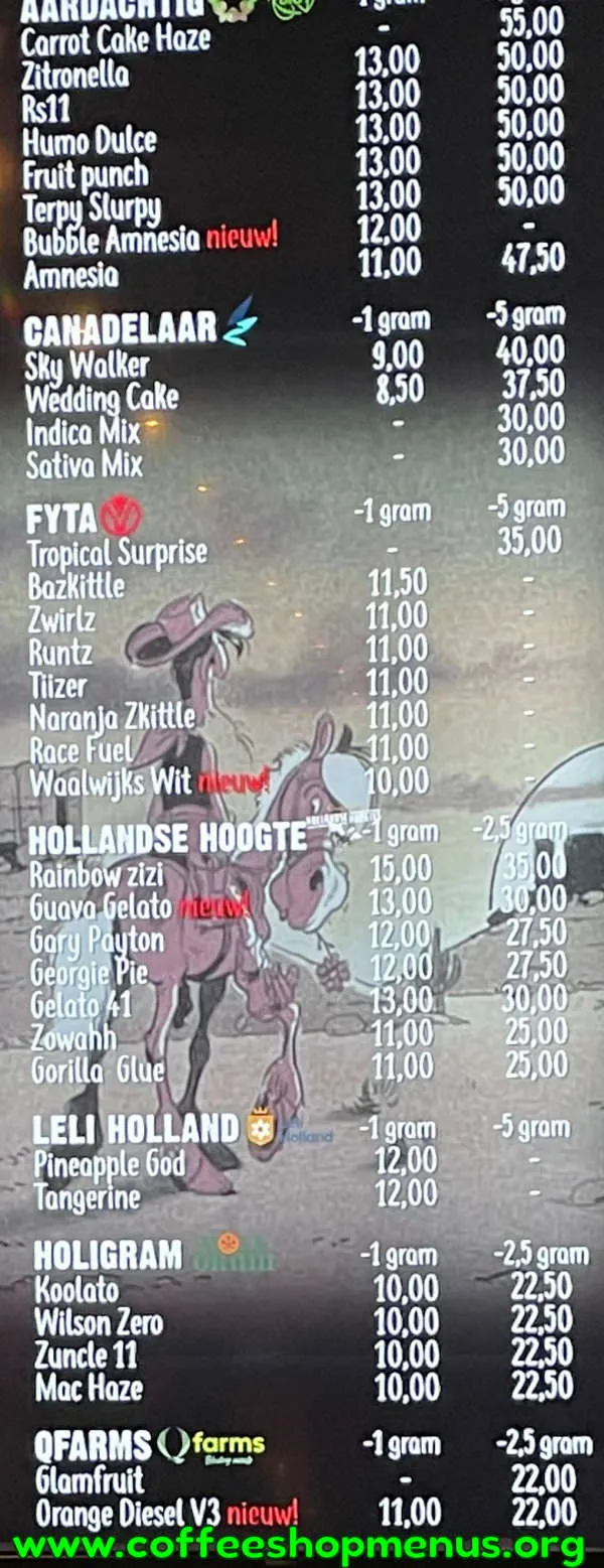 Lucky Luke Menu (Previous)