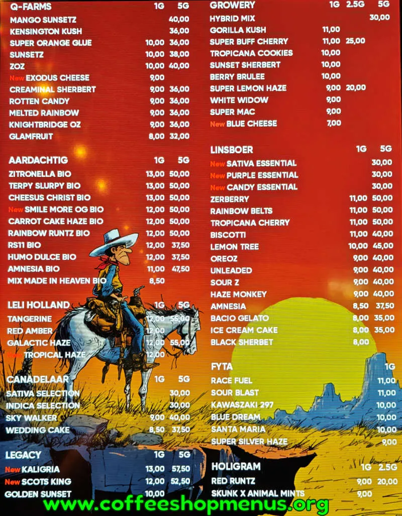 Lucky Luke Menu (Latest)