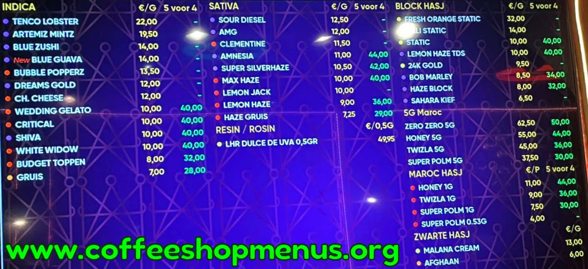 Maximillian Menu (Previous)
