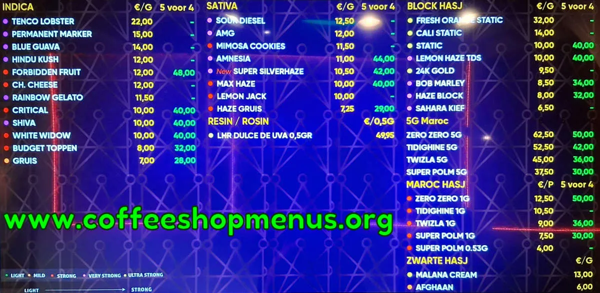 Maximillian Menu (Latest)