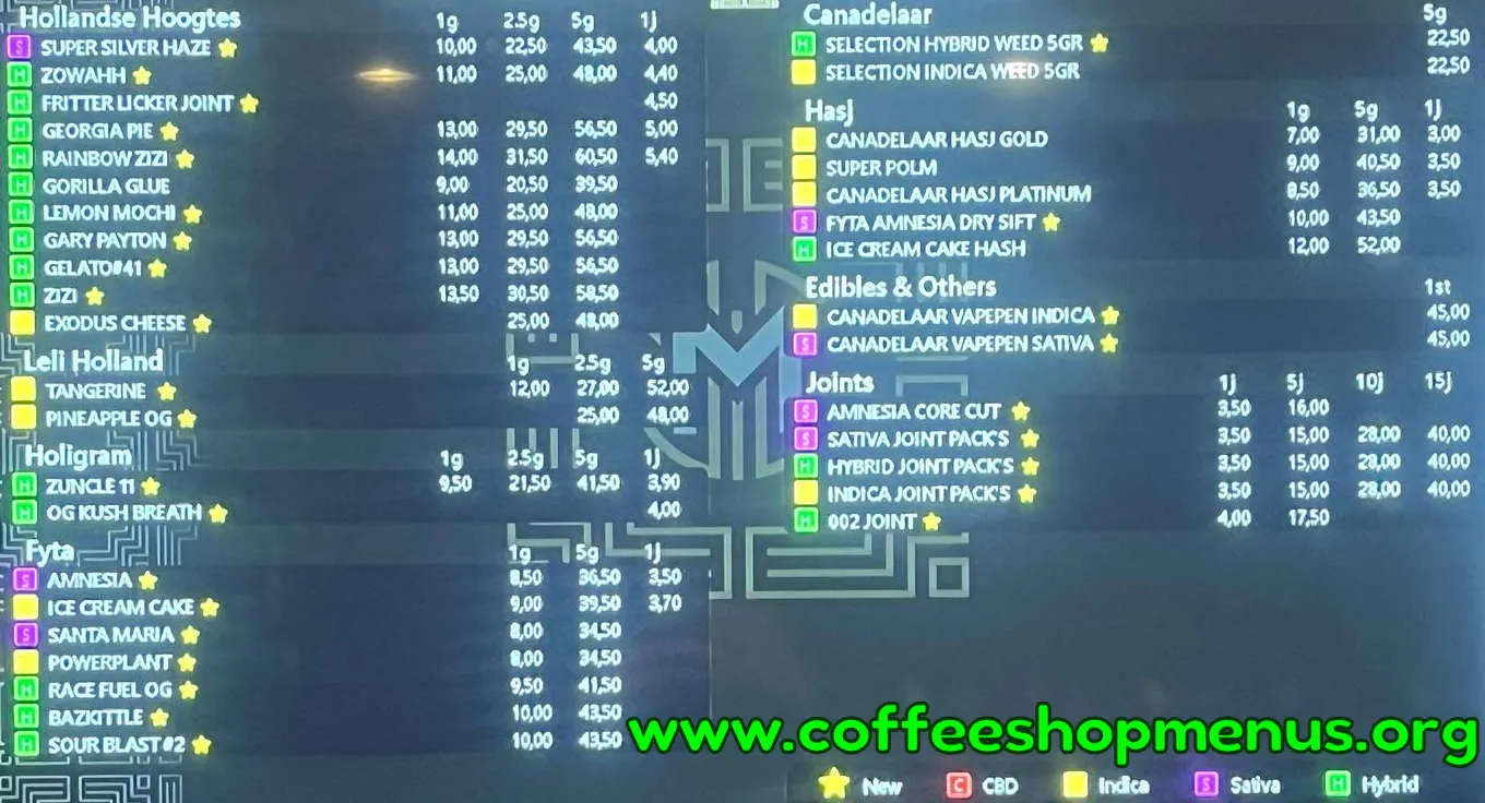 Missouri Menu (Latest)