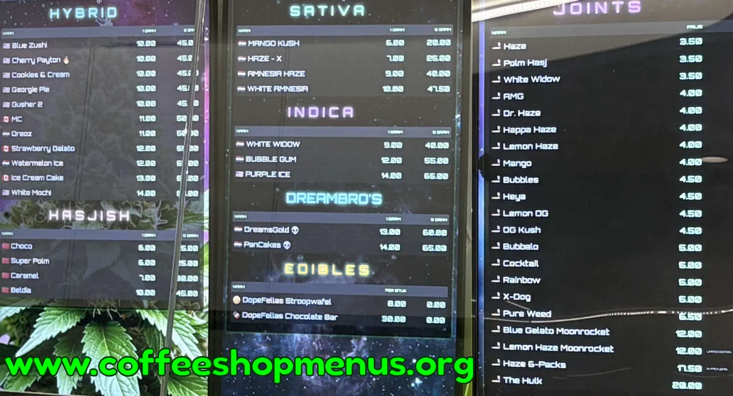 Nebula Menu (Previous)