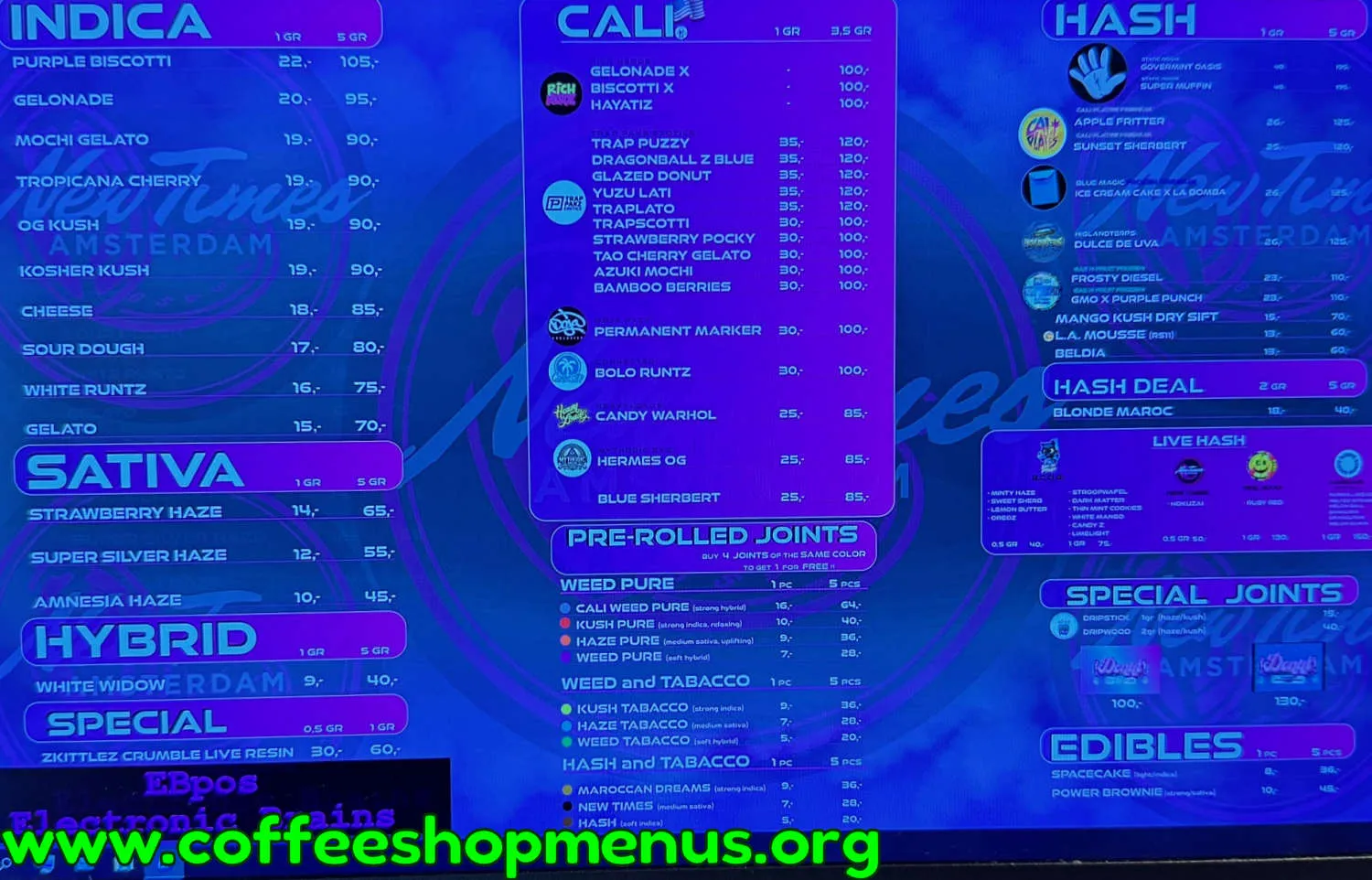 New Times 2 Menu (Previous)