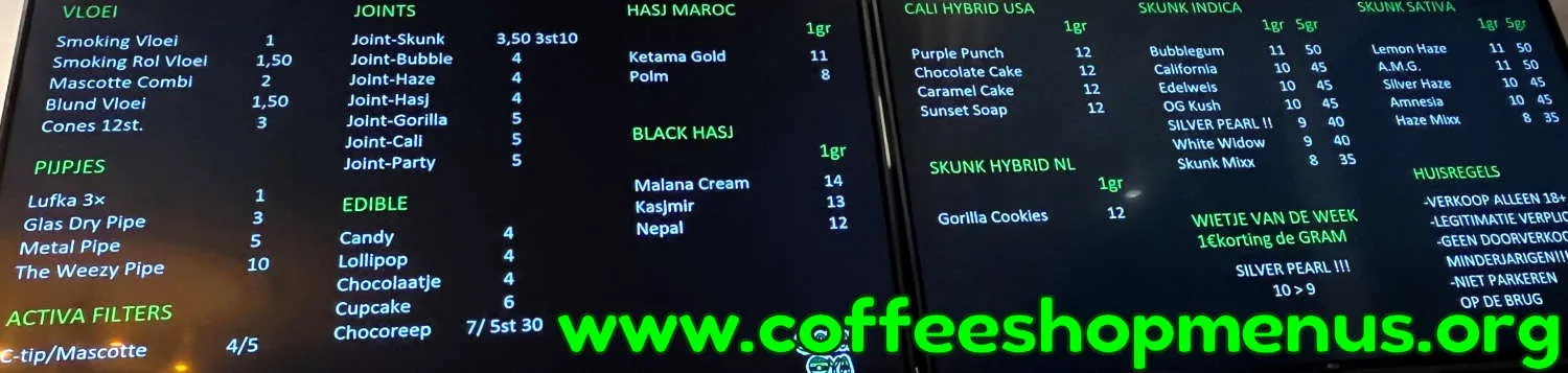 Oya Menu (Latest)