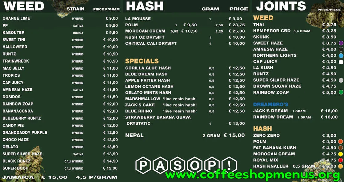 Pas Op Menu (Latest)
