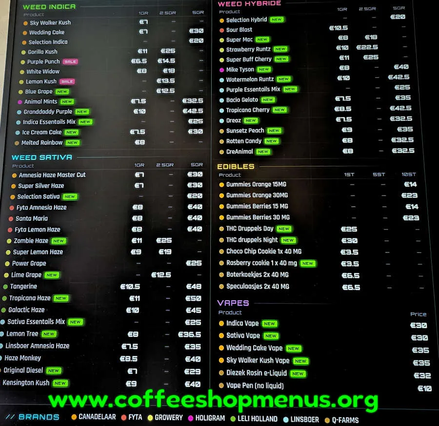 Pasja Menu (Latest)