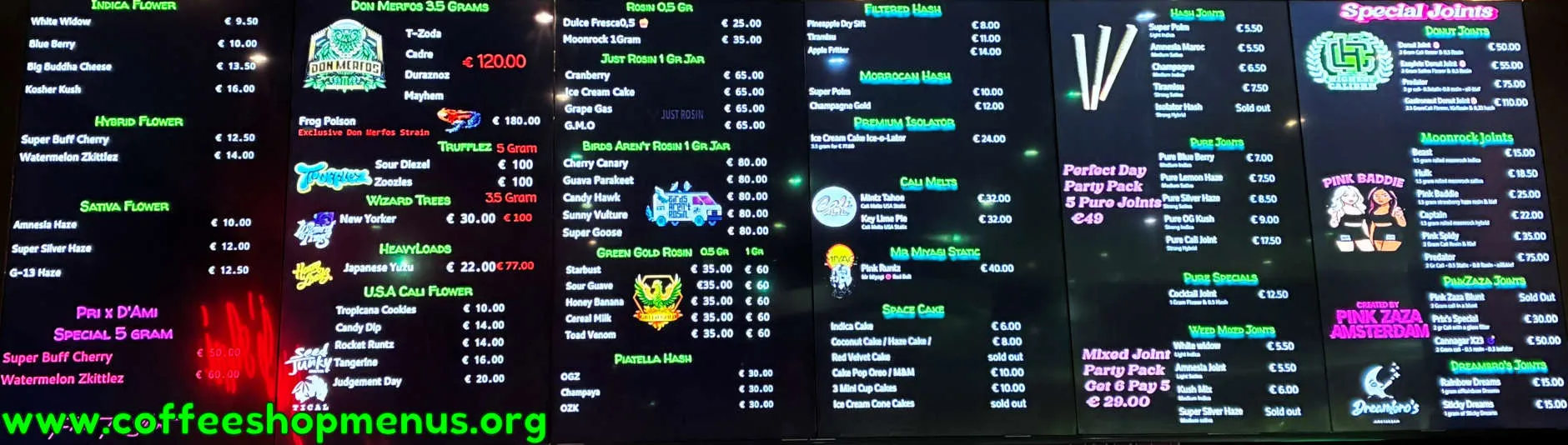 Prix d'Ami Menu (Latest)