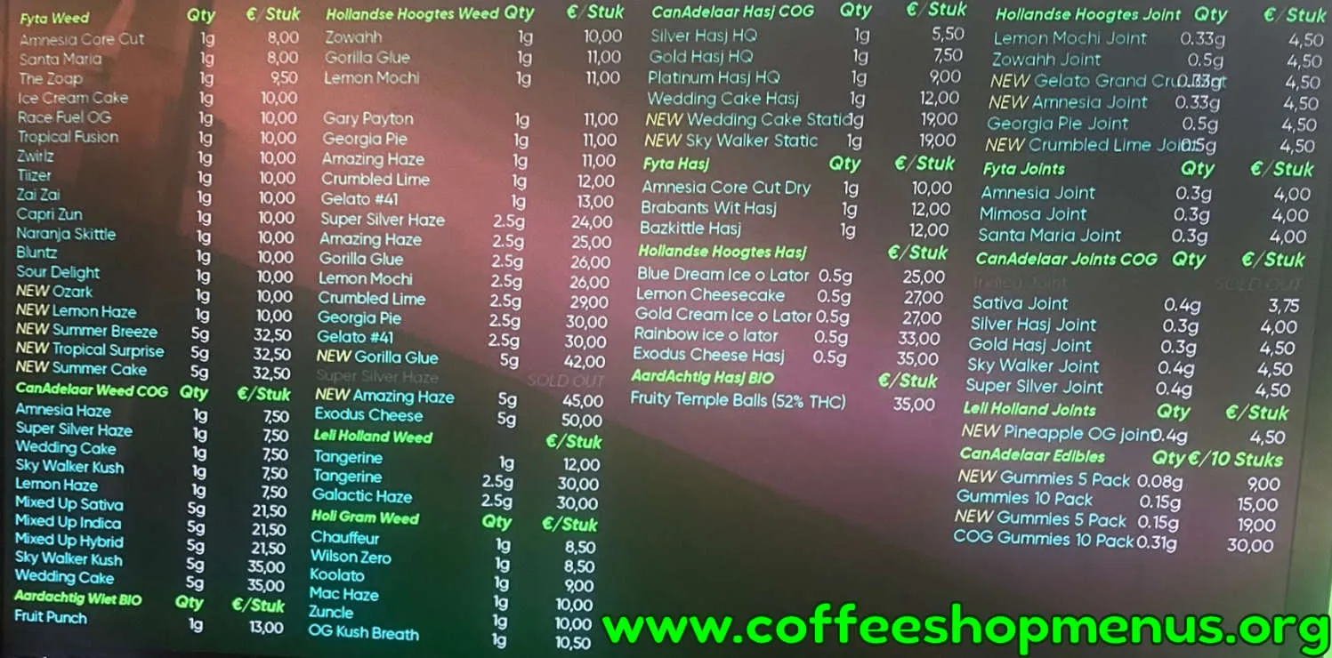 Reykjavik Menu (Latest)
