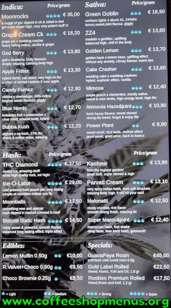 Rookies Menu (Latest)