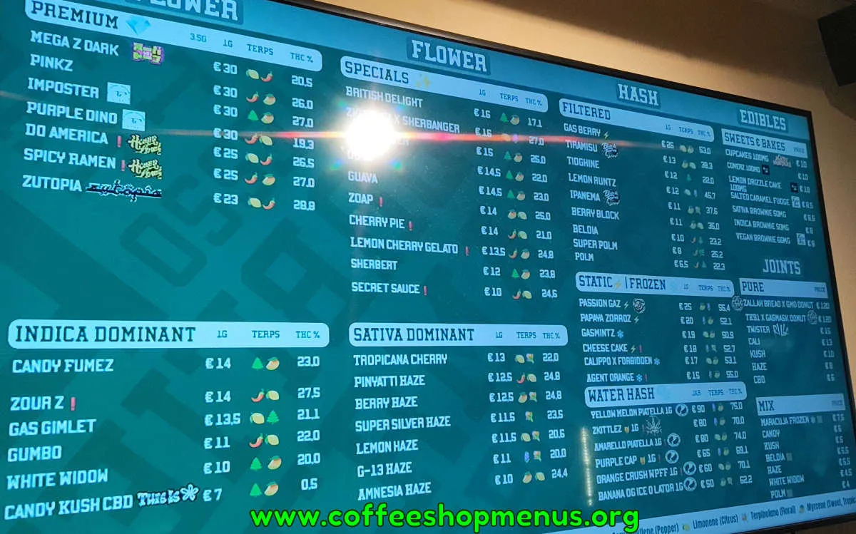Siberie Menu (Previous)
