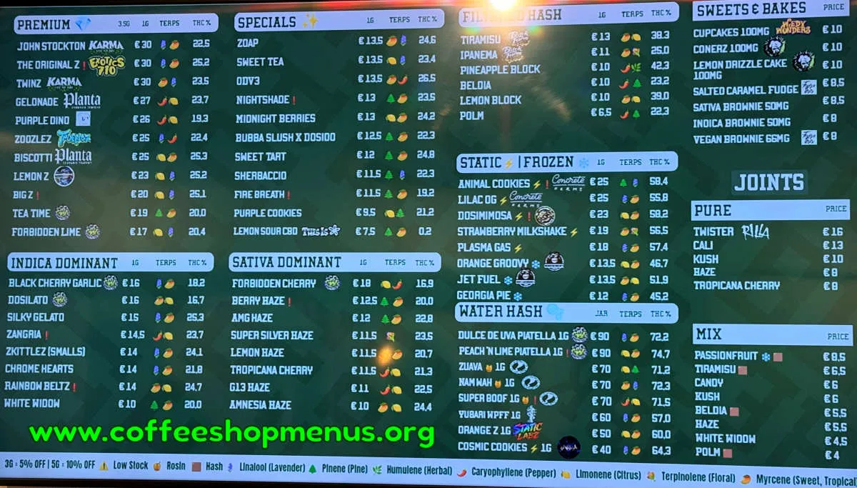 Siberie Menu (Latest)