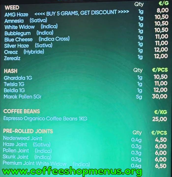 Skunk Station Menu (Latest)