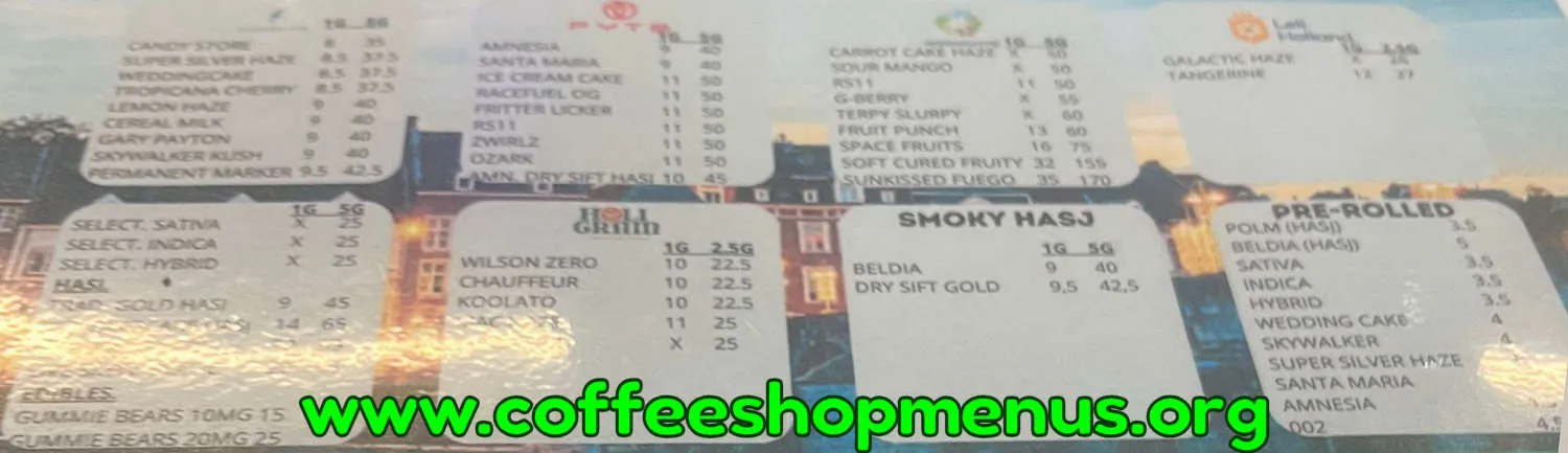 Smoky Menu (Latest)