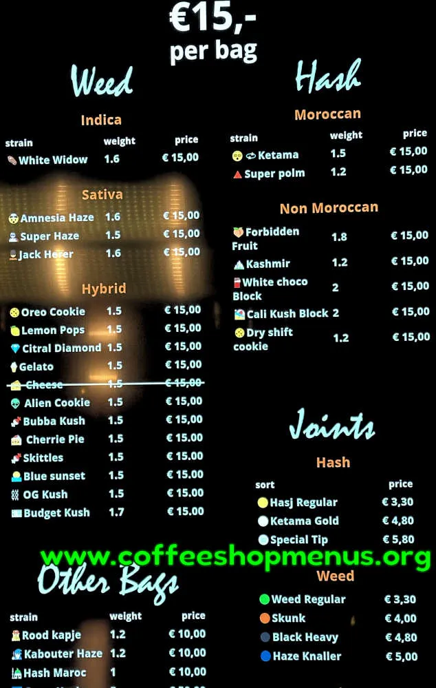 Splif II Menu (Latest)