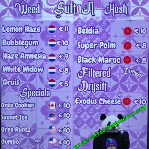 Sultan Menu (Previous)