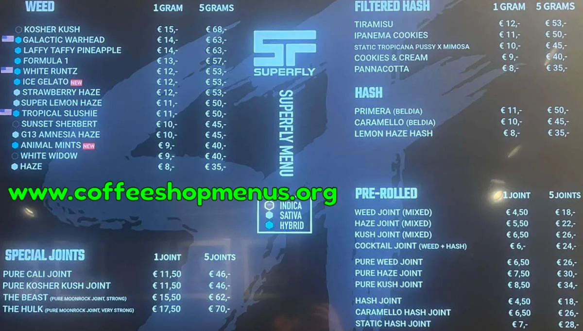 Superfly Menu (Previous)